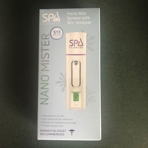Spa Sciences Nano Mister Facial Mist Sprayer with Skin Analyzer NIB